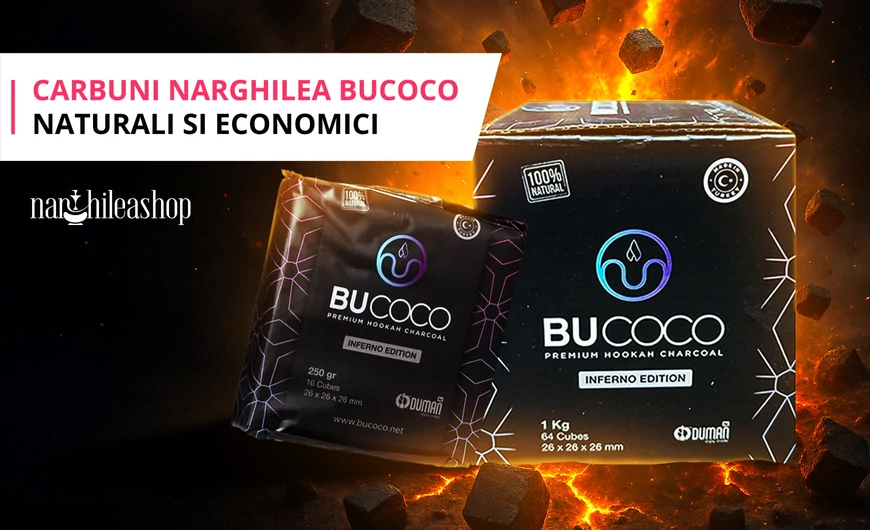 Carbuni narghilea Bucoco naturali si economici