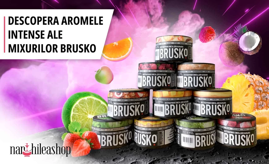 Descopera Aromele Intense ale mixurilor Brusko