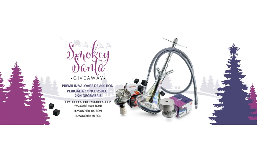 Smokey Santa GIVEAWAY - participă și câștigă 