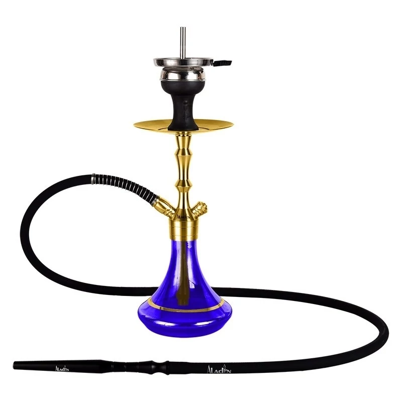 Narghilea Aladin MVP360 Gold-blue Gold-ring