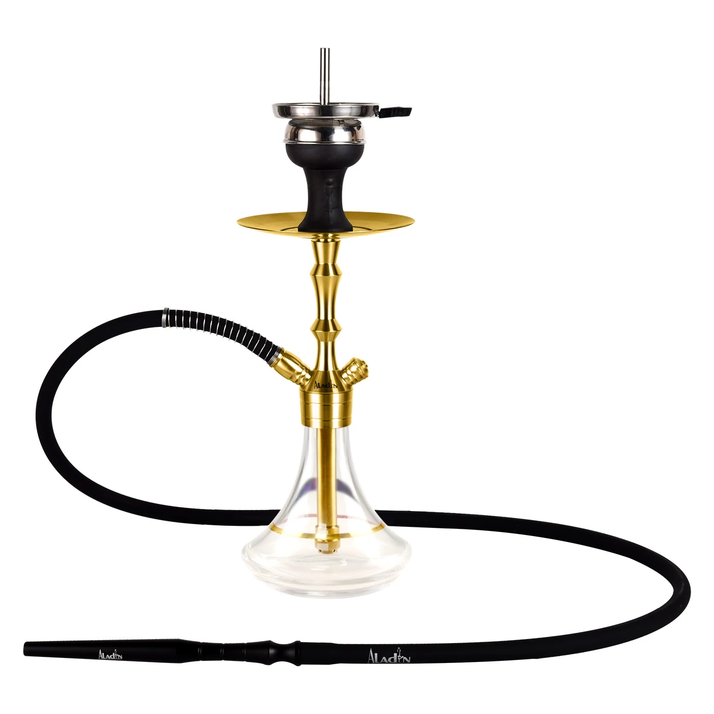 Narghilea Aladin MVP360 Gold-clear Gold-ring