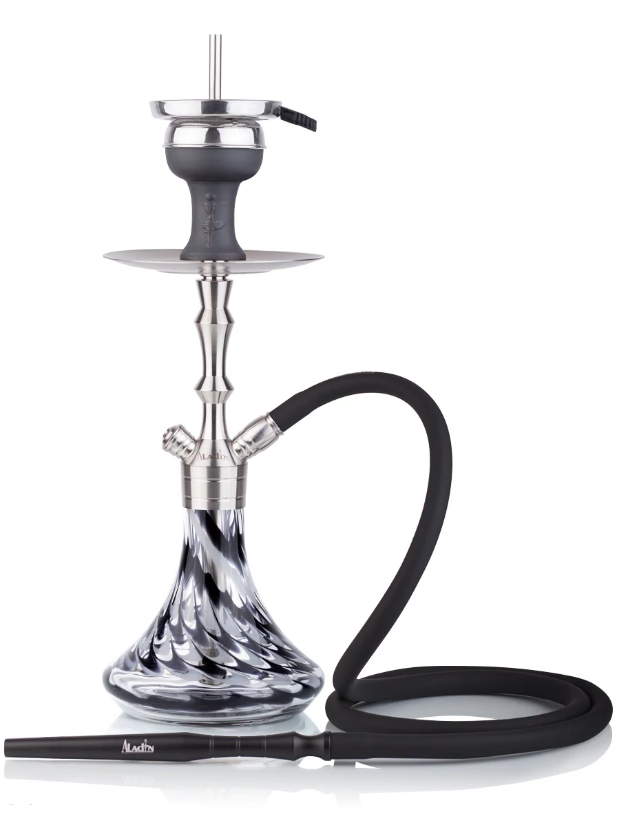 Narghilea Aladin MVP360 Black-white Stripes