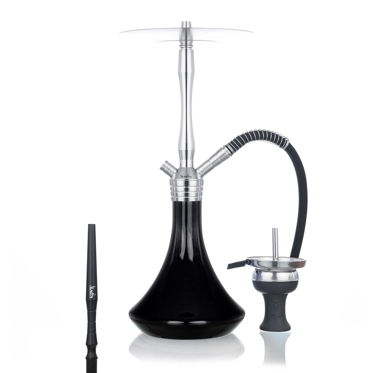 Narghilea Aladin MVP460 Silver Black Noir