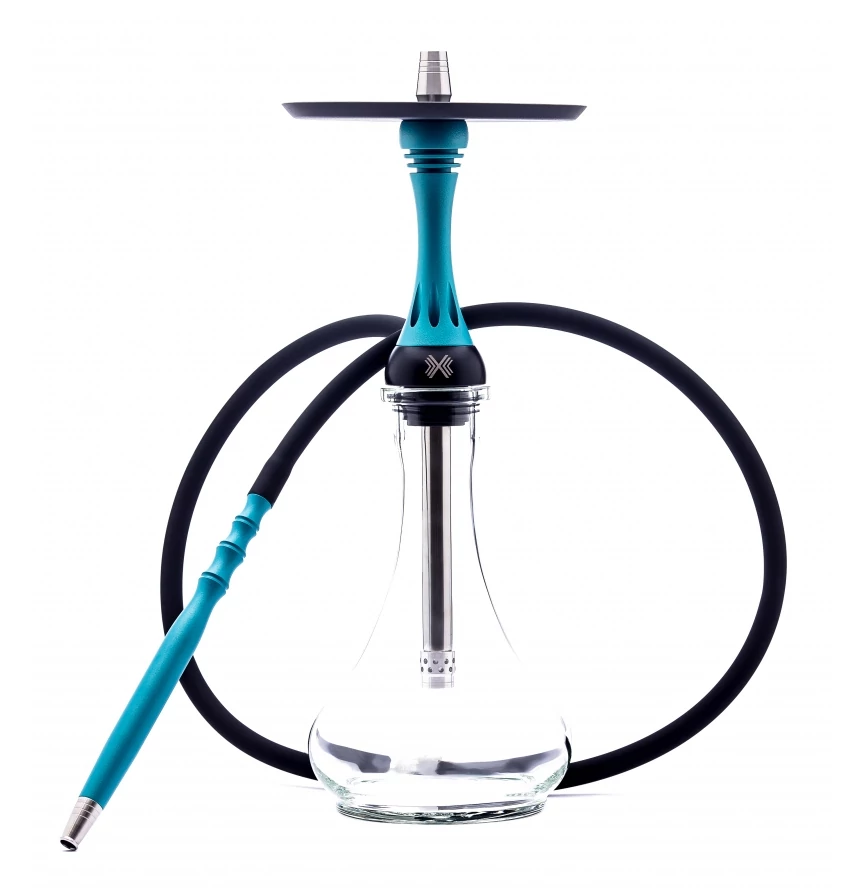 Narghilea Alpha Hookah X Florida Blue Light + Vas