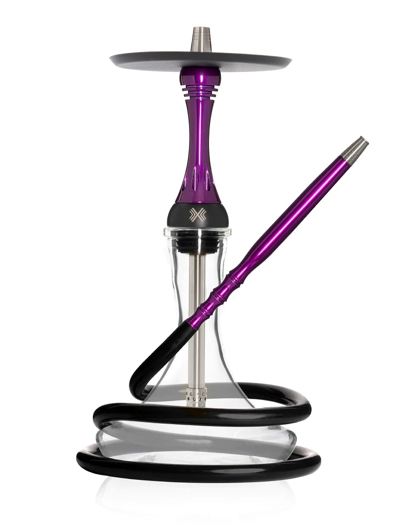 Narghilea Alpha Hookah X Purple + Vas