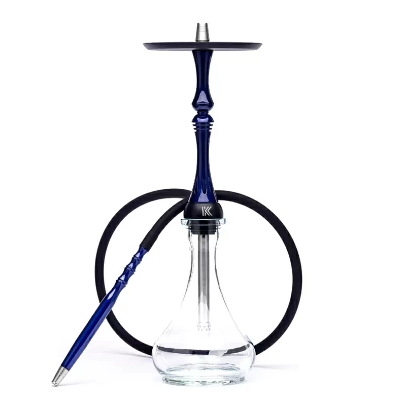 Narghilea Alpha Hookah Kappa Blue Dark + Vas