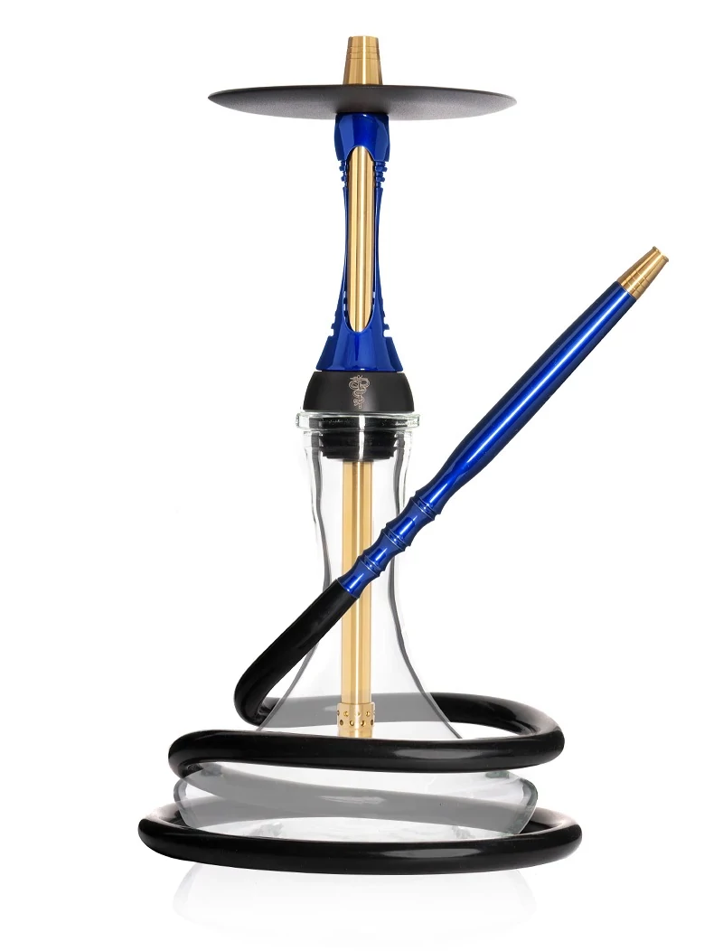 Narghilea Alpha Hookah S Blue Dark + Vas