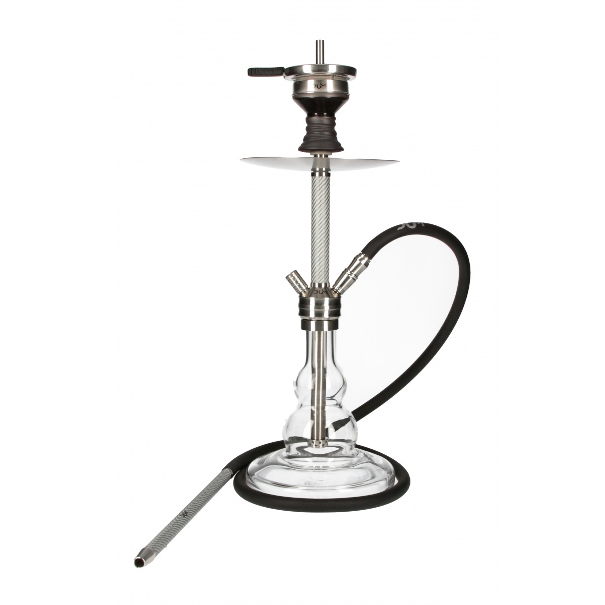 Narghilea Dum Bubble Carbon Silver
