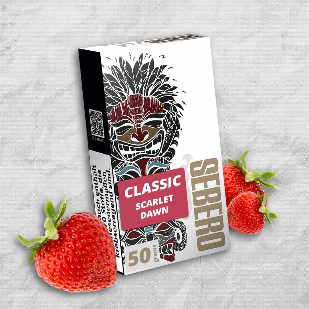 Tutun Narghilea Sebero Classic Scarlet Dawn - Capsuni 50g