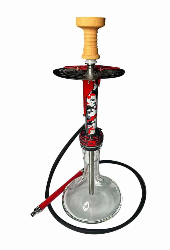 Narghilea El Bomber Off Road 4x4 Rosu-red Shiny Clear