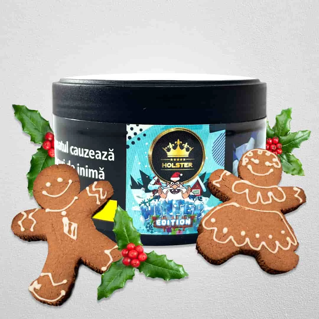 Tutun Narghilea Holster Tobacco Winter Edition-Biscuiti Cu Unt 50GR