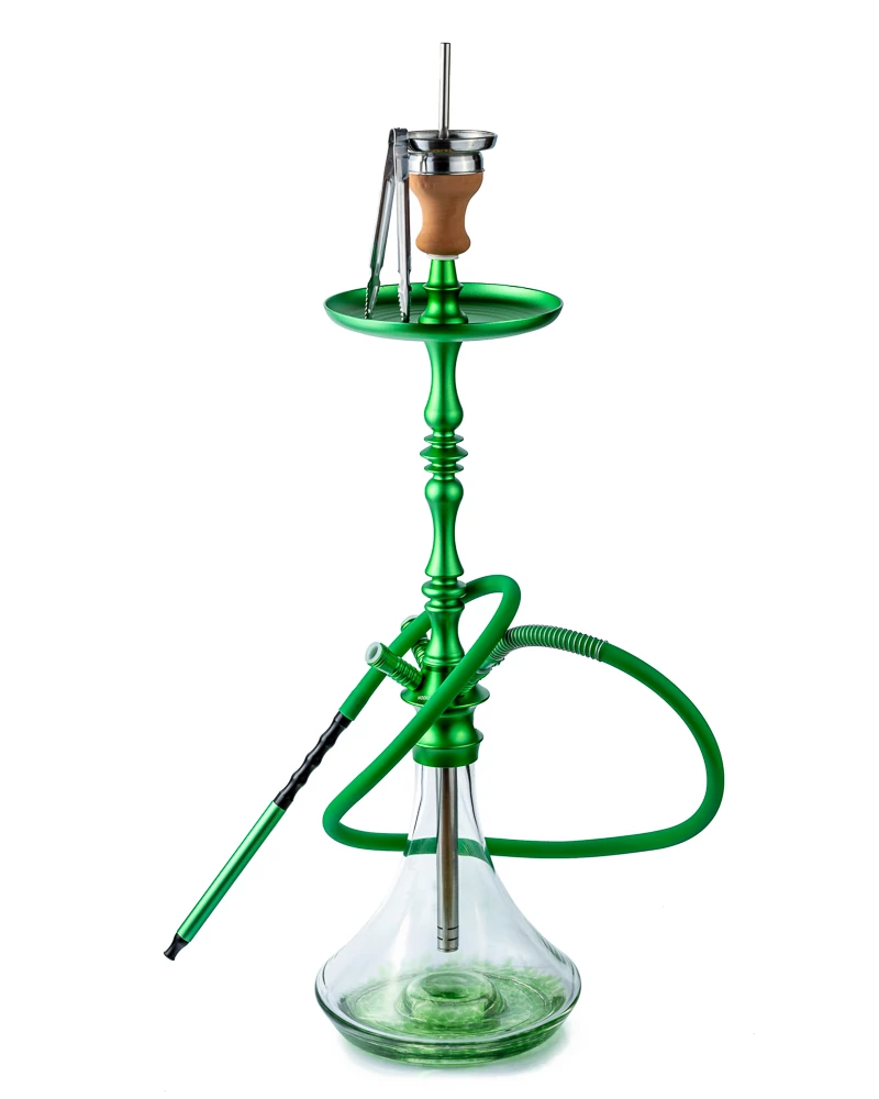 Narghilea Set Hookah Flame Patch Green 3td