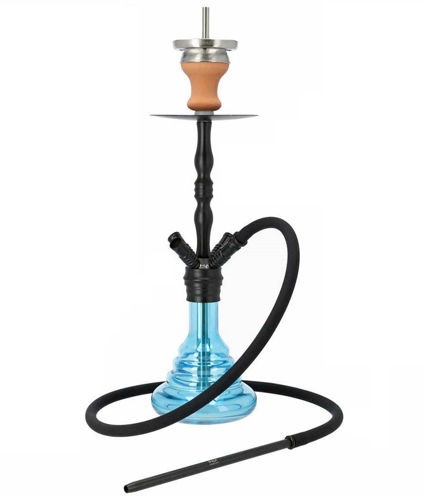 Narghilea Invi Saros Black Shiny Blue
