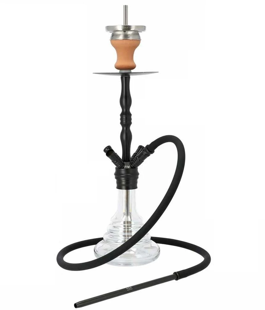 Narghilea Invi Saros Black Shiny Clear