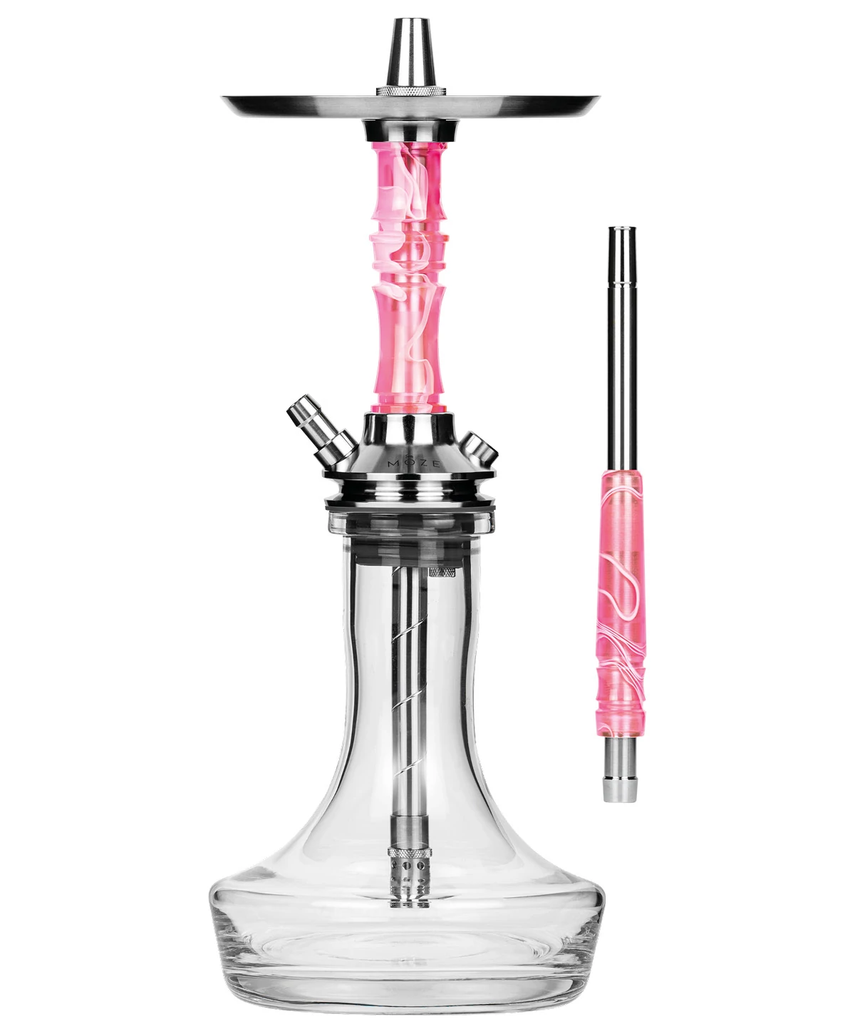 Narghilea Moze Breeze Pro Wavy Pink-roz