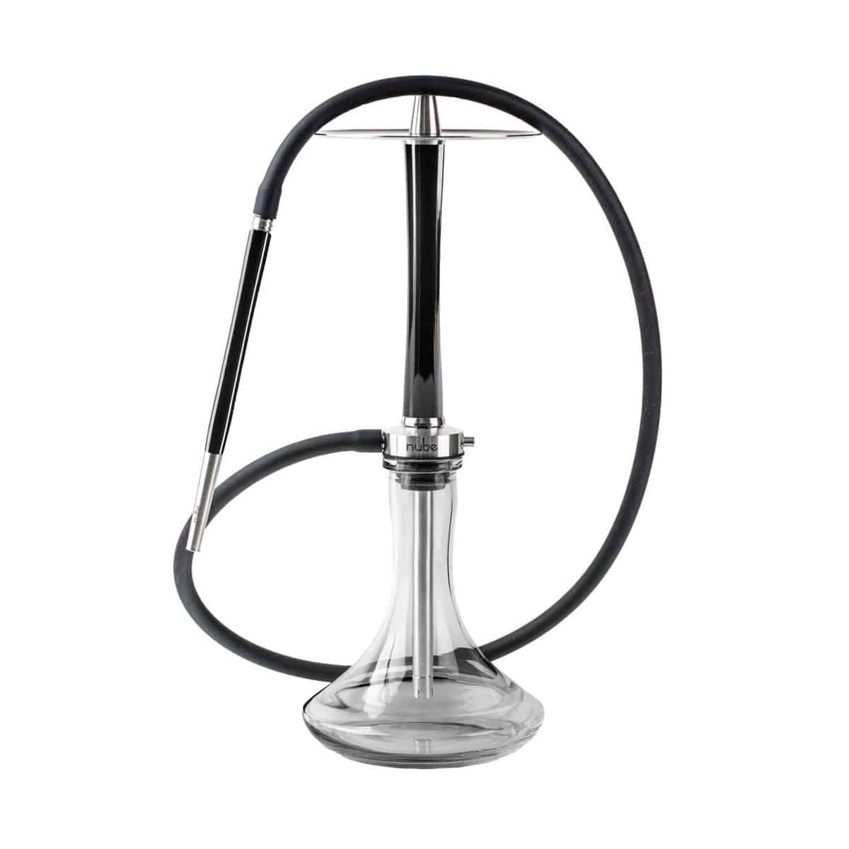 Nube Unique Mono Hookah Stem Obsidian Black