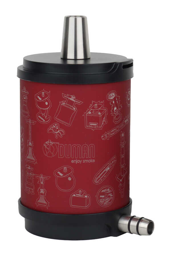 Narghilea Oduman Atomic Hookah Red-rosu