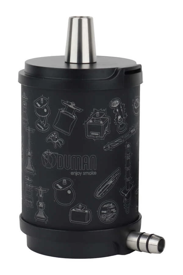 Narghilea Oduman Atomic Hookah Black-negru