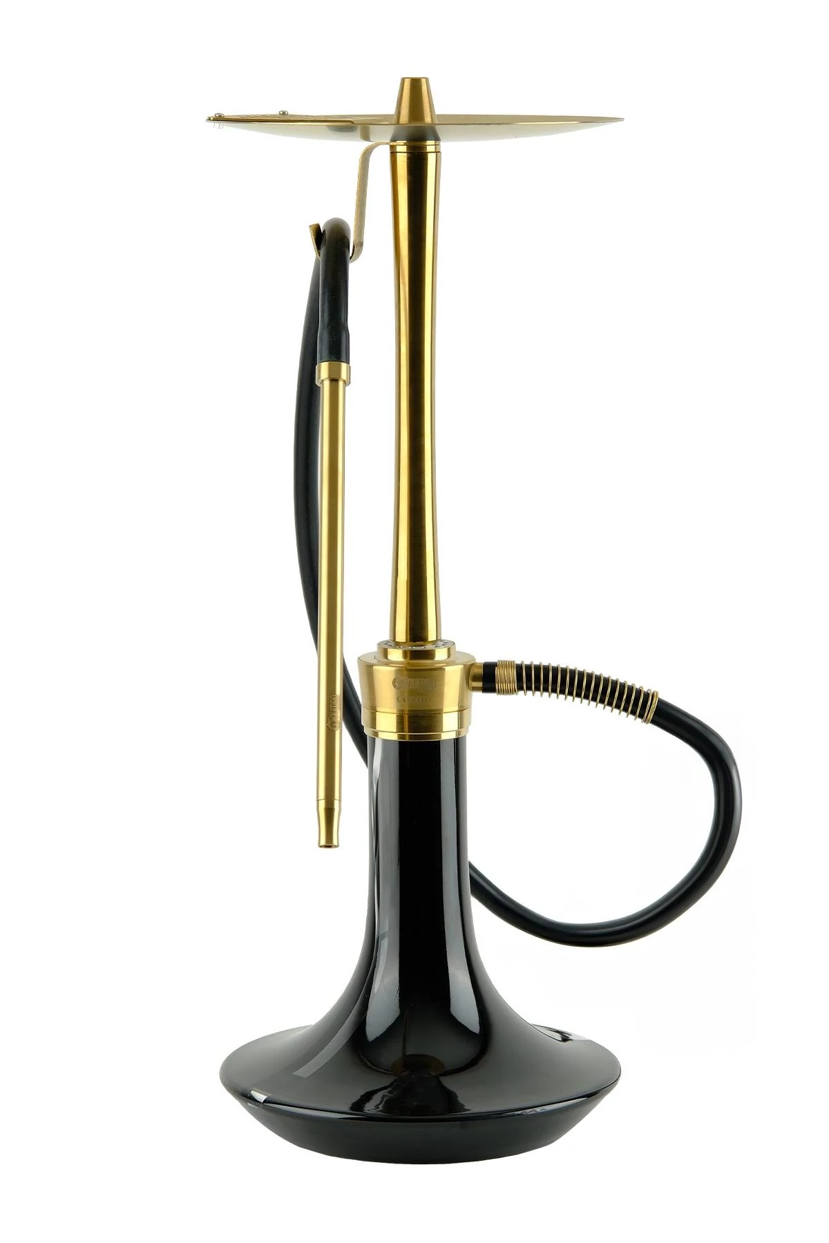 Oduman Cosmo Hookah Gold Body-Black Glass