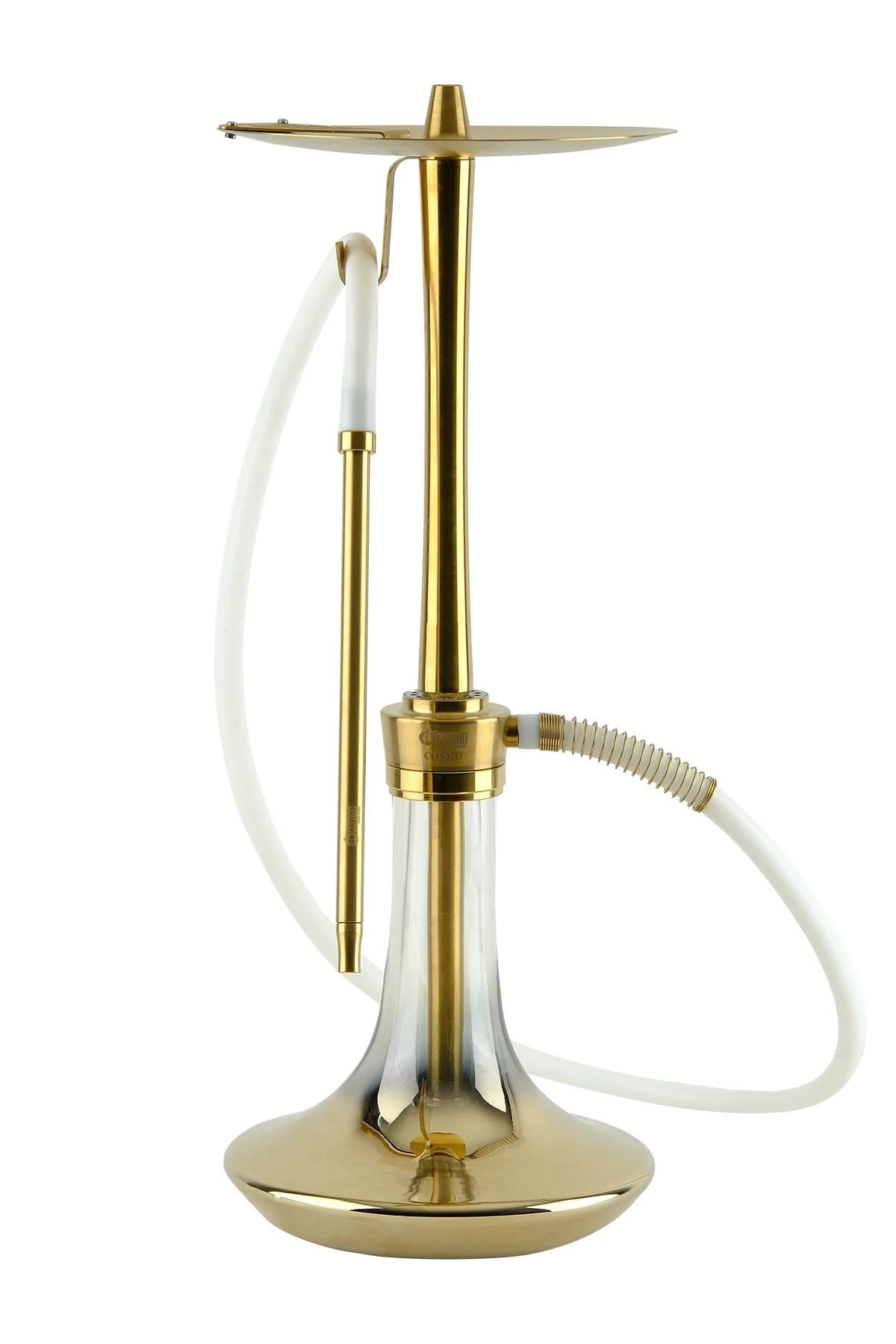 Oduman Cosmo Hookah Gold Body-Gold Glass