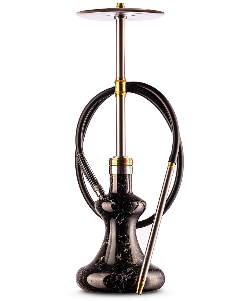 Narghilea Oduman Silhouette Gold Black 