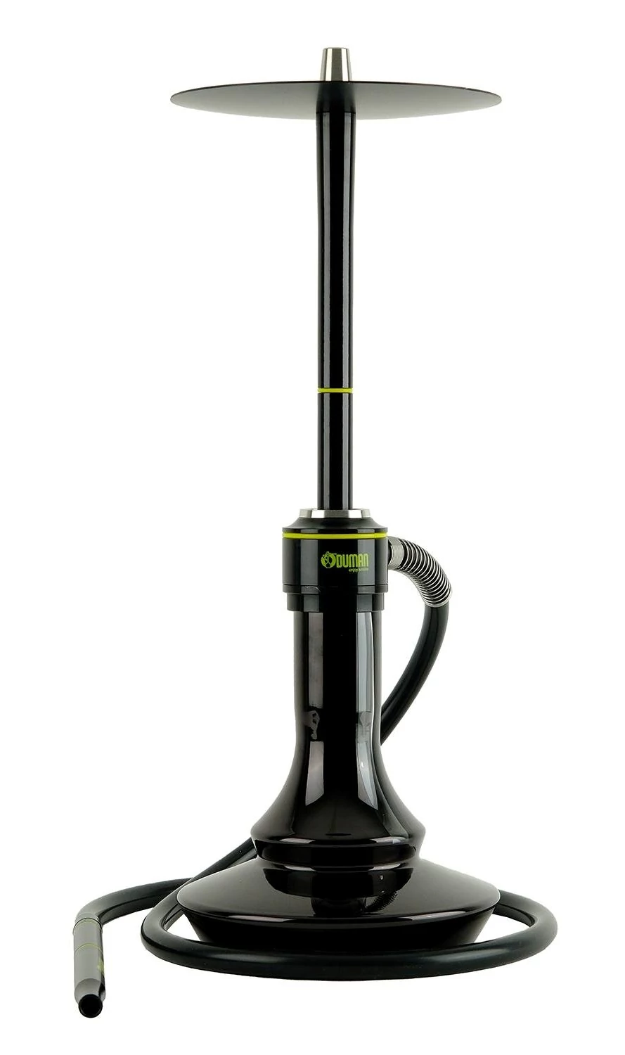 Oduman Nova Hookah Black Body Black Glass