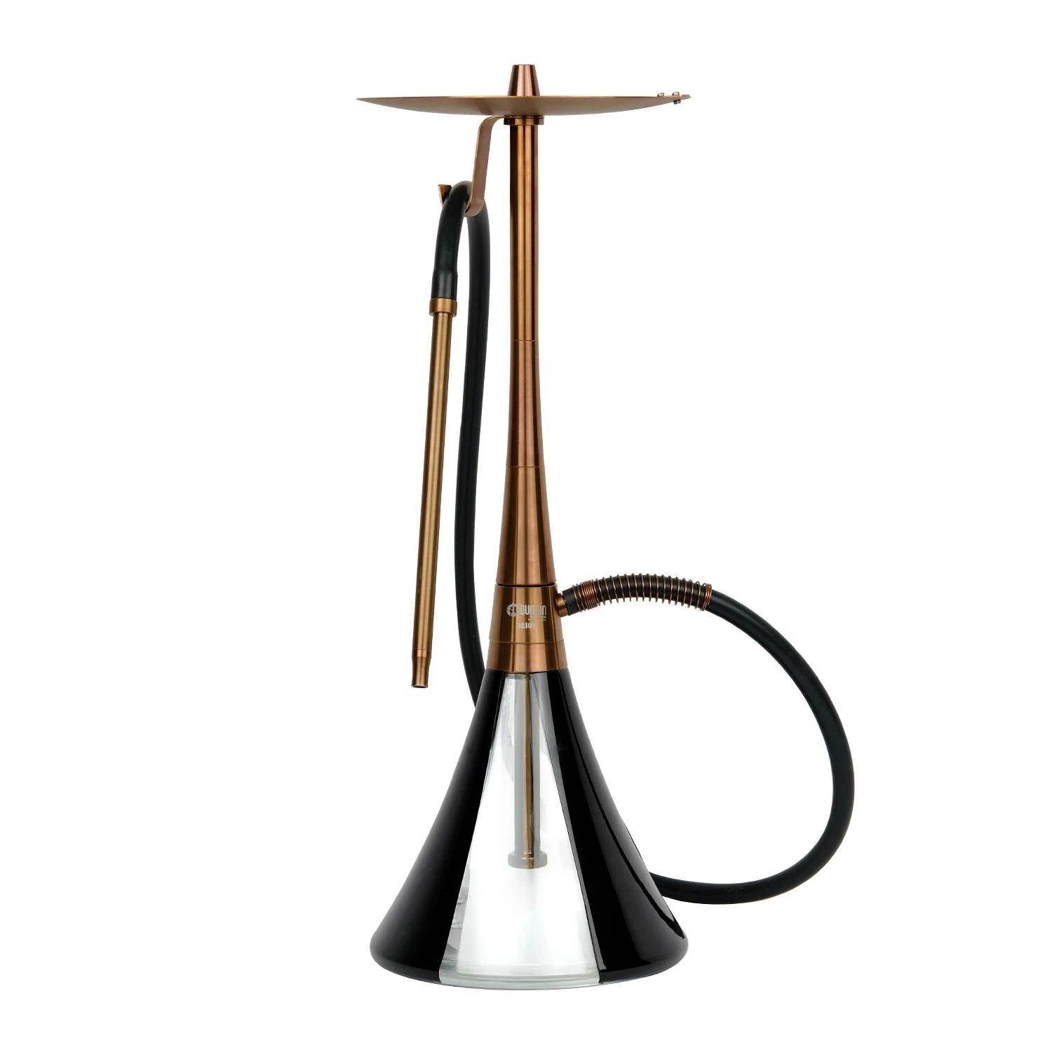 Oduman Orion Hookah Bronze Body-Black Glass