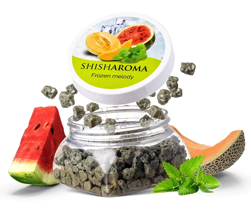 Shisharoma Minerala Narghilea Frozen  Melody-Pepene Rosu+Pepene Galben+Gheata