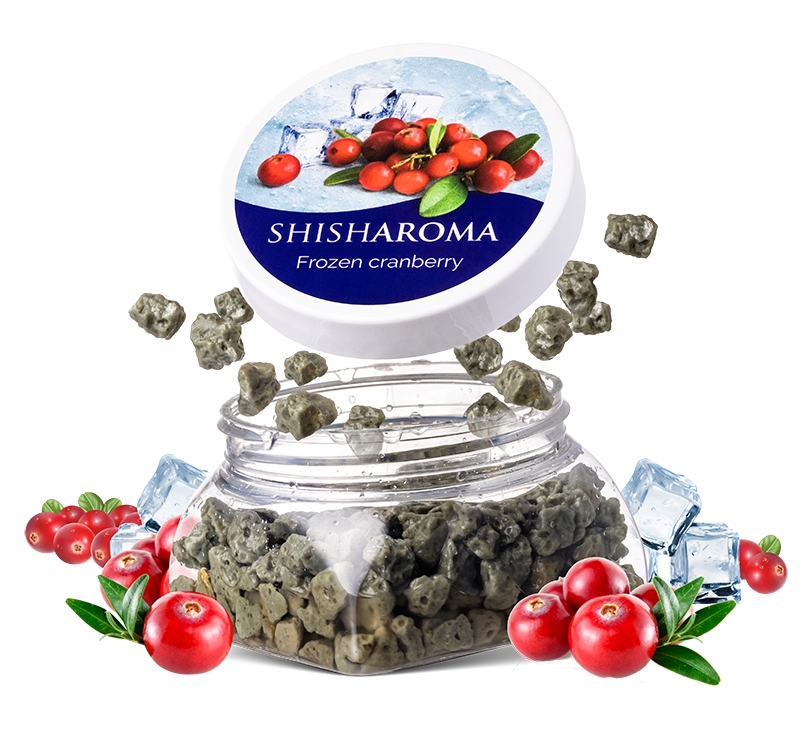 Shisharoma Piatra Minerala Narghilea Frozen Cranberry - Merisoare + Gheata
