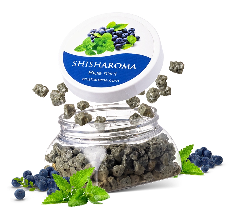Shisharoma Piatra Minerala Narghilea Blue Mint - Afine Menta