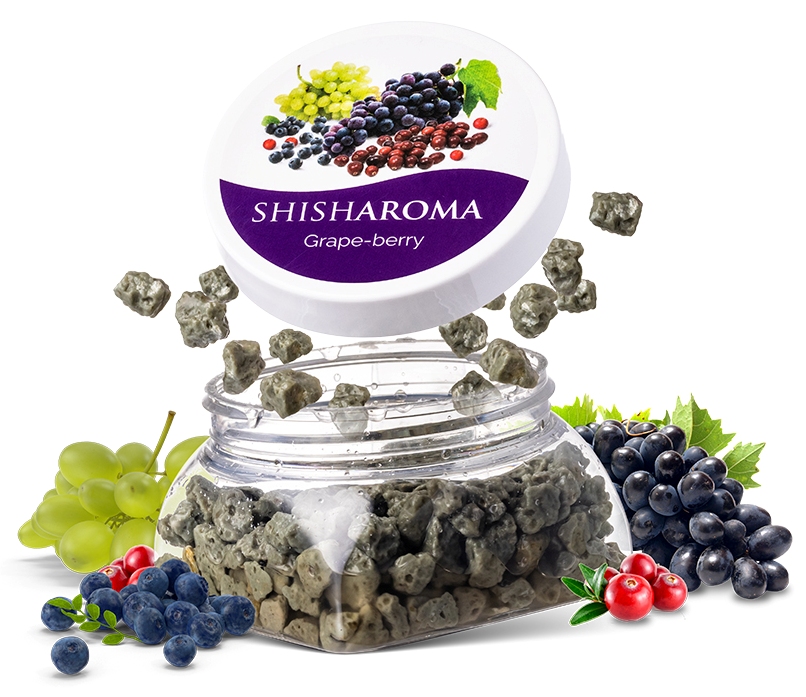 Shisharoma Piatra Minerala Narghilea Grape Berry - Strugure + Afine