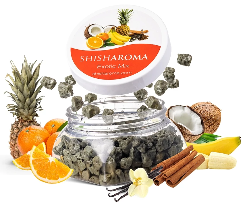 Shisharoma Minerala Narghilea Exotic Mix - Fructe Tropicale + Scortisoara