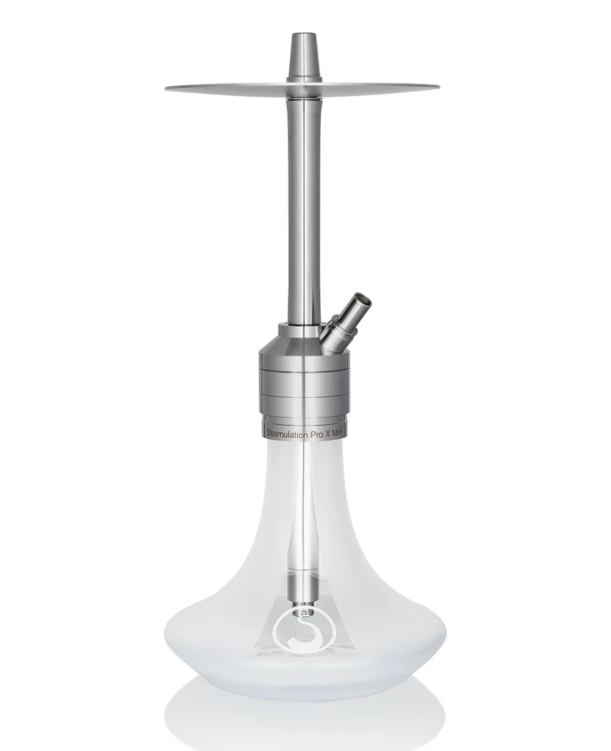 Narghilea Steamulation Pro X Mini Hookah White Matt