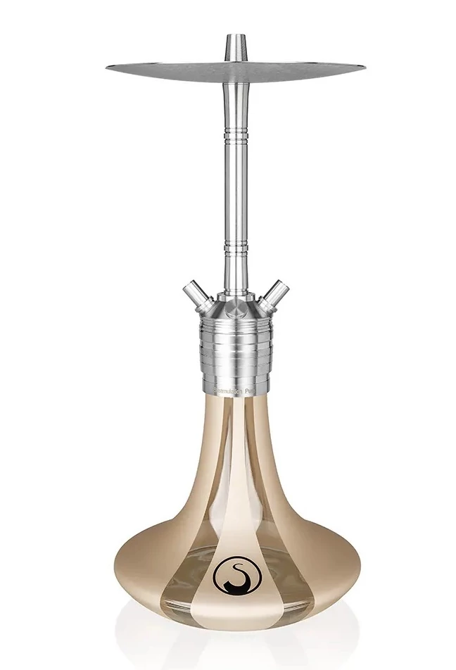 Steamulation Pure Champagne Matt Metallic Hookah