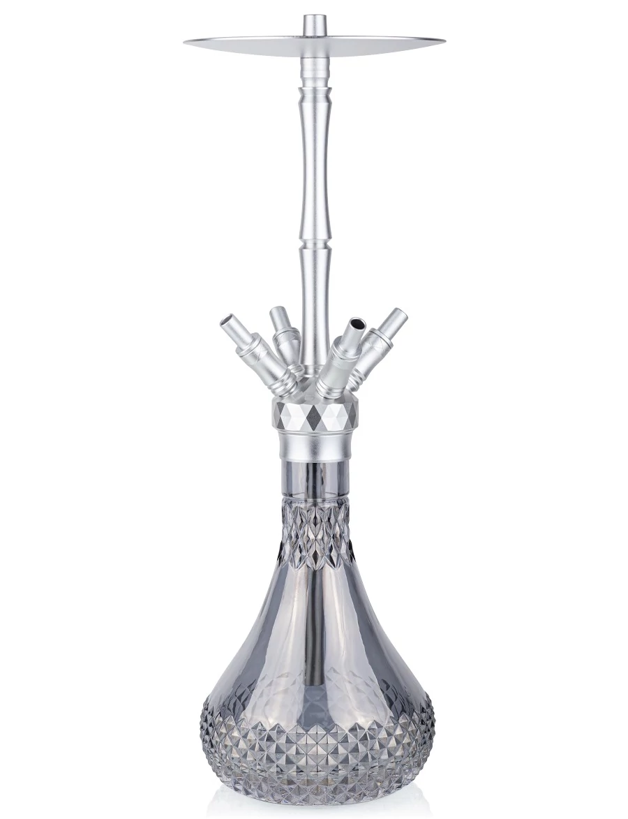 Narghilea WD Hookah Alux Drop Silver-Grey Shiny