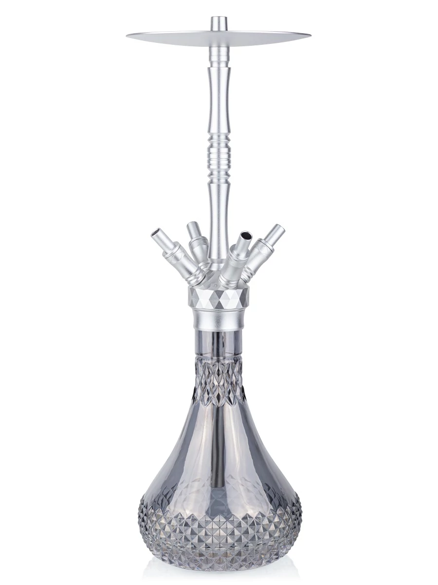 Narghilea WD Hookah Alux Sky Silver Grey Shiny