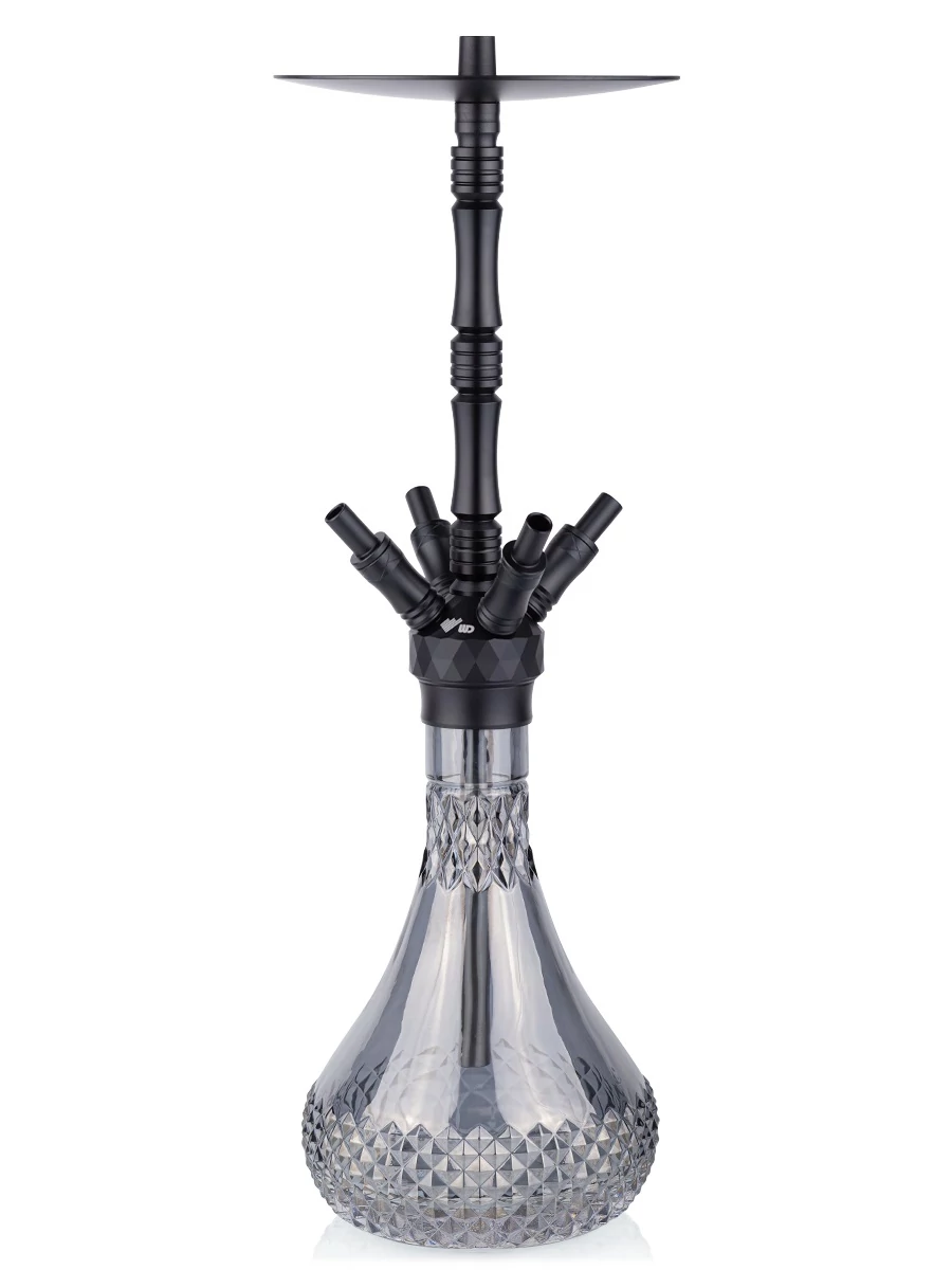 WD Hookah Tower Black Grey Shiny