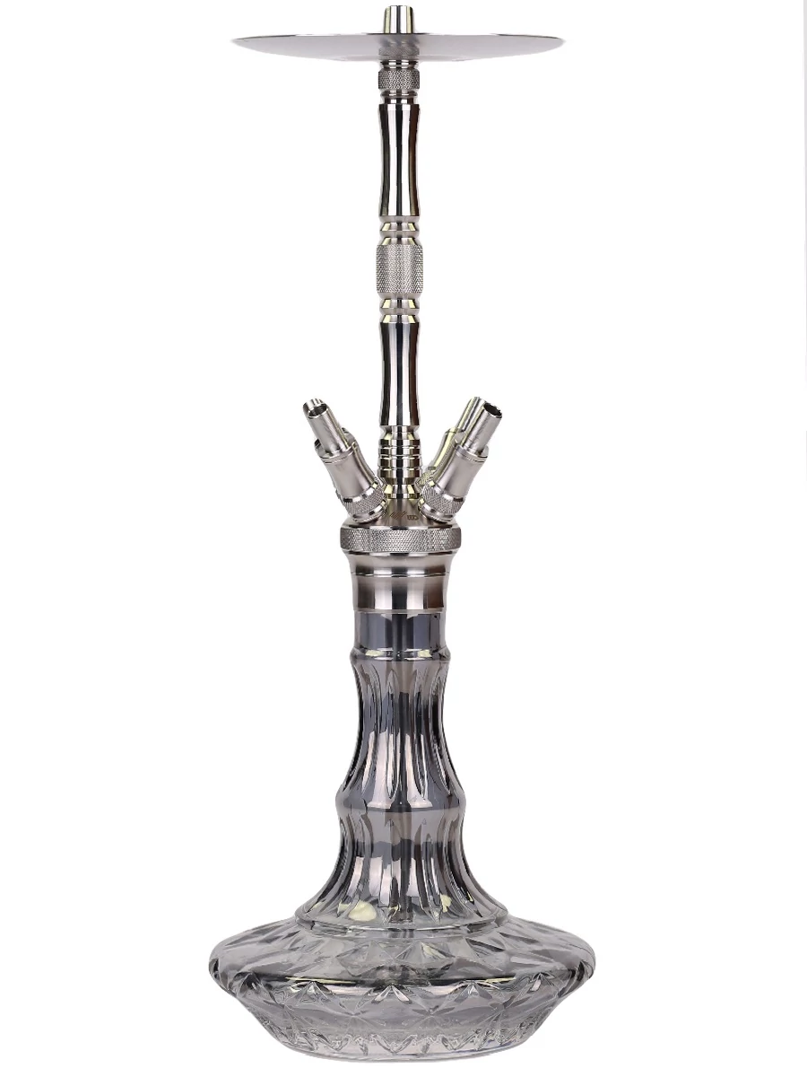 WD Hookah Diamond Steel Silver Grey Shiny