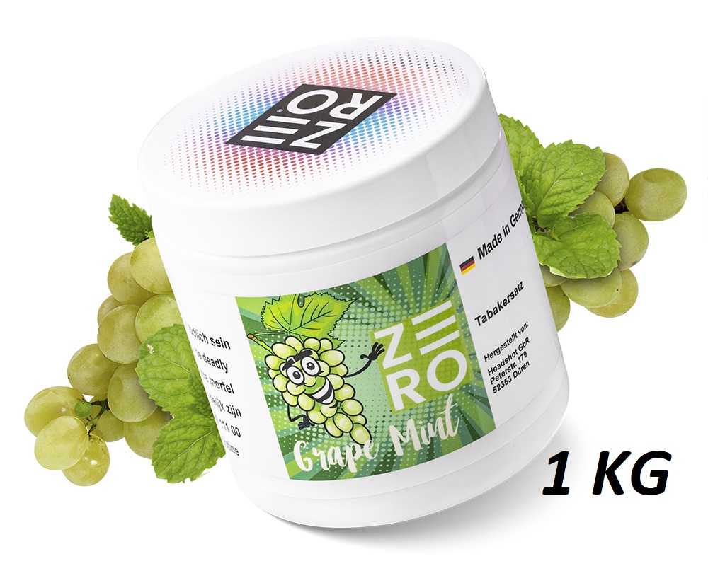 Aroma Narghilea Zero Grape Mint - Strugure Menta 1KG