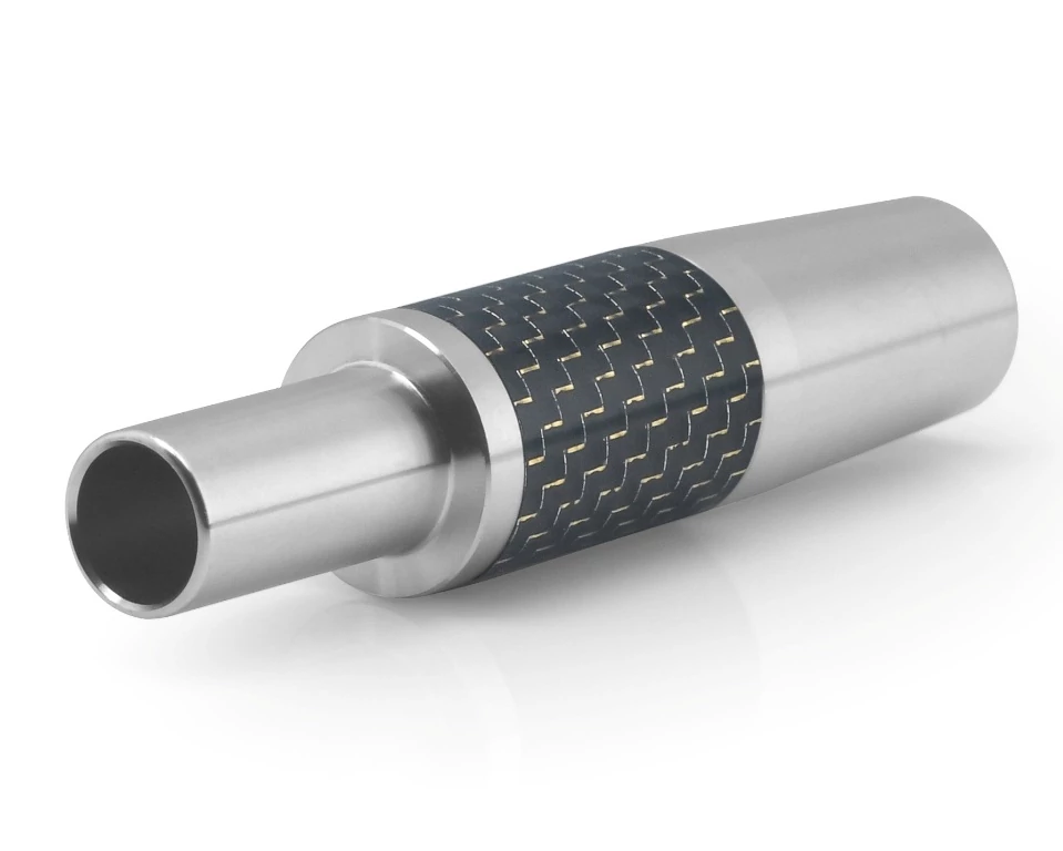 Adaptor Furtun Narghilea Steamulation Carbon Black-gold