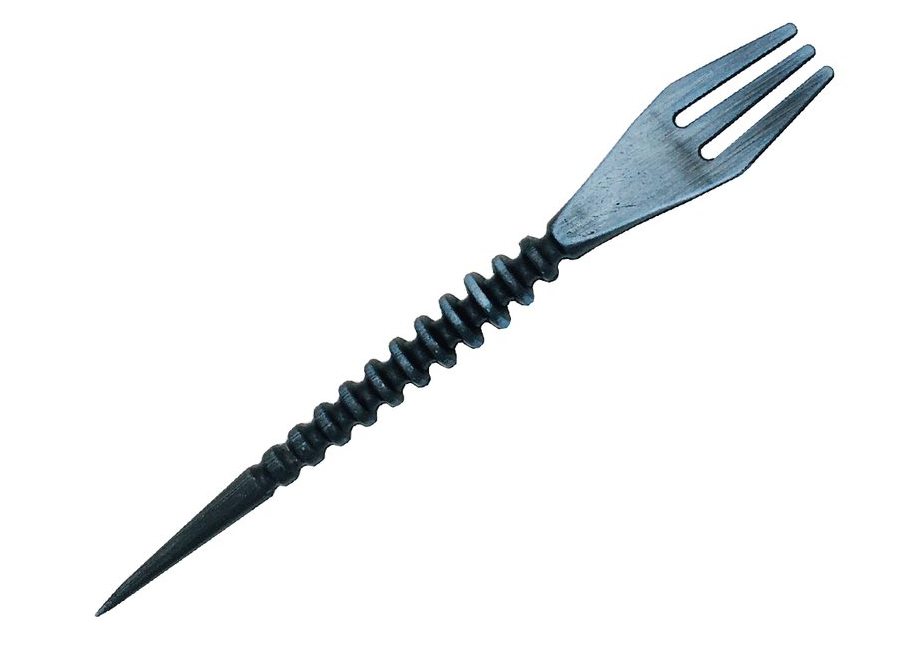 Furca Tutun + Perforator Folie Narghilea 2in1 Screw Blue