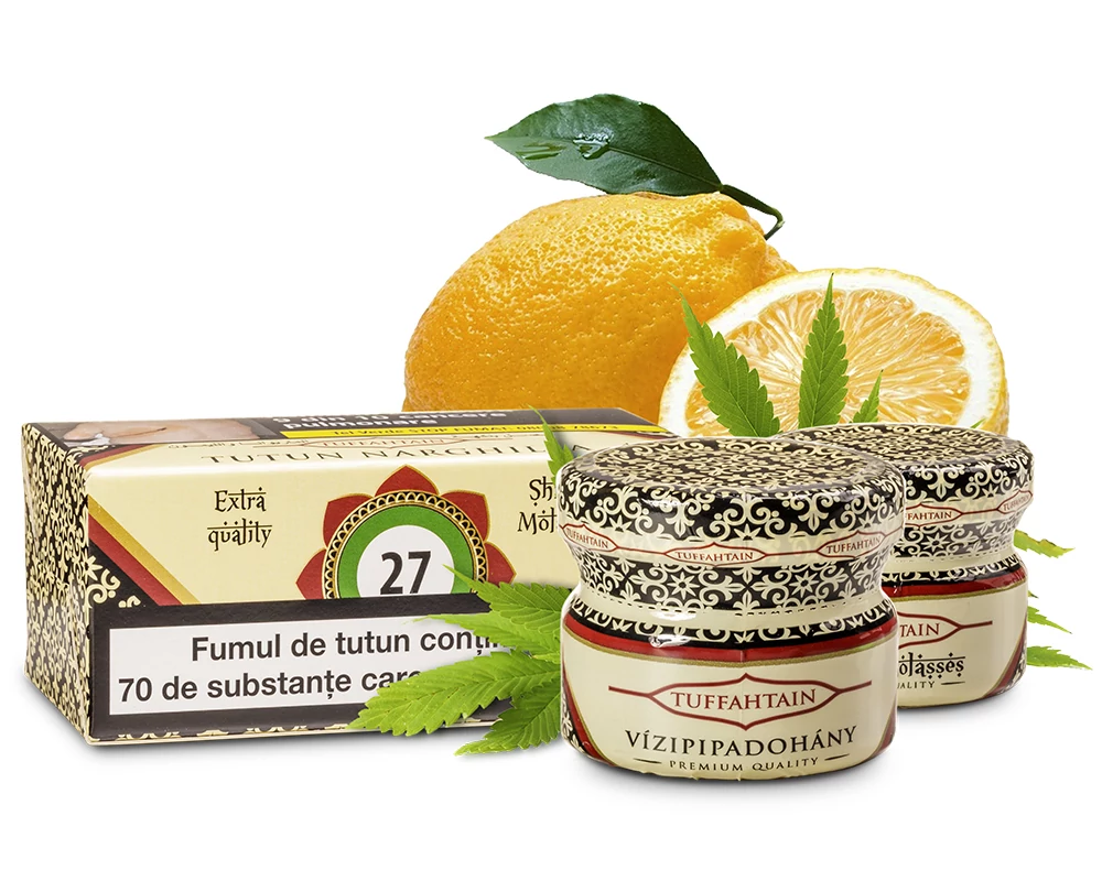 Tutun Narghilea Tuffahtain Lemon Hemp - Lamaie Canepa