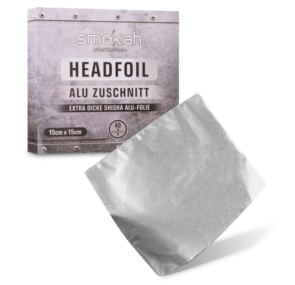 Folie Aluminiu Carbuni Narghilea Smokah 15X15CM 40 Microni