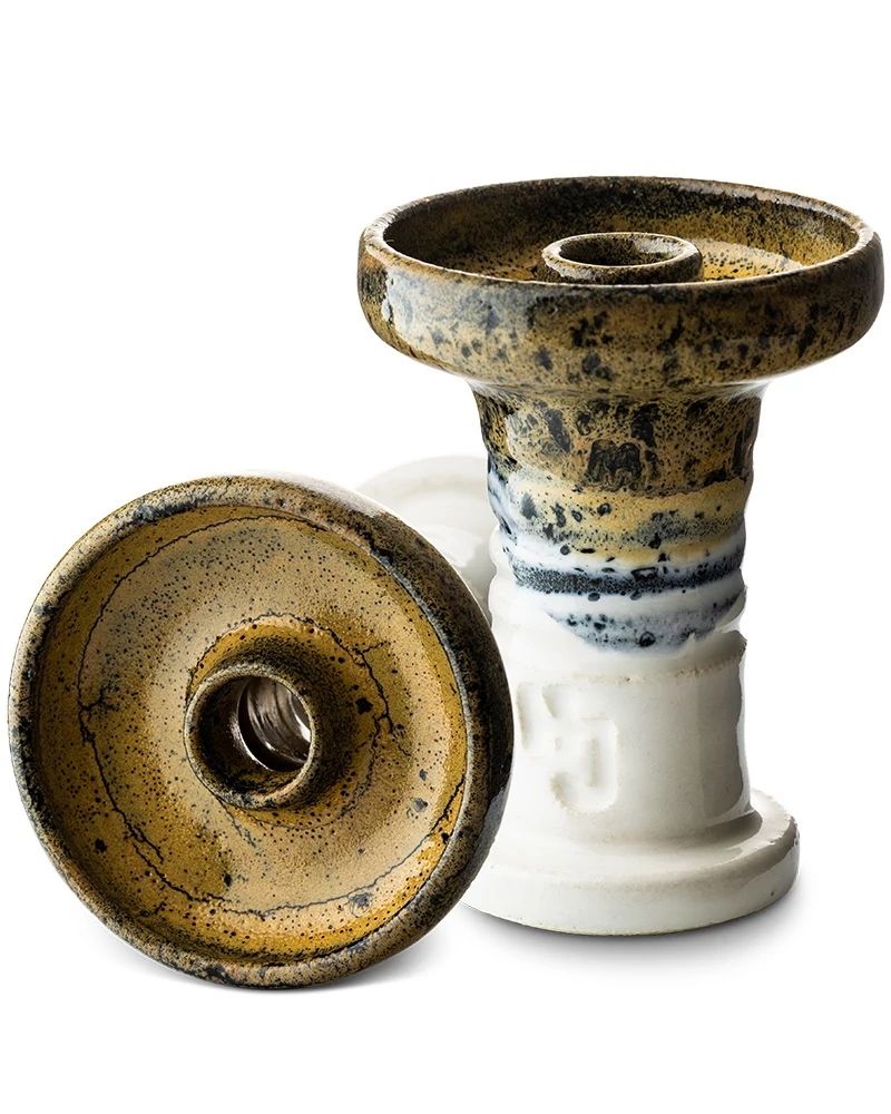 Creuzet Narghilea Phunnel Hookah John Harmony Yellow Brown