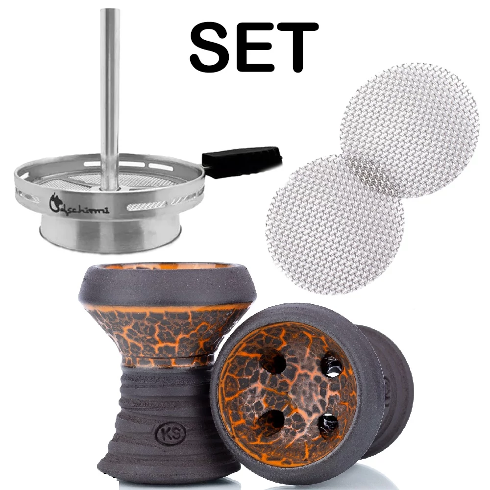 Set Creuzet KS Lava Orange+Desinator Dschinni+2 BUC Sita