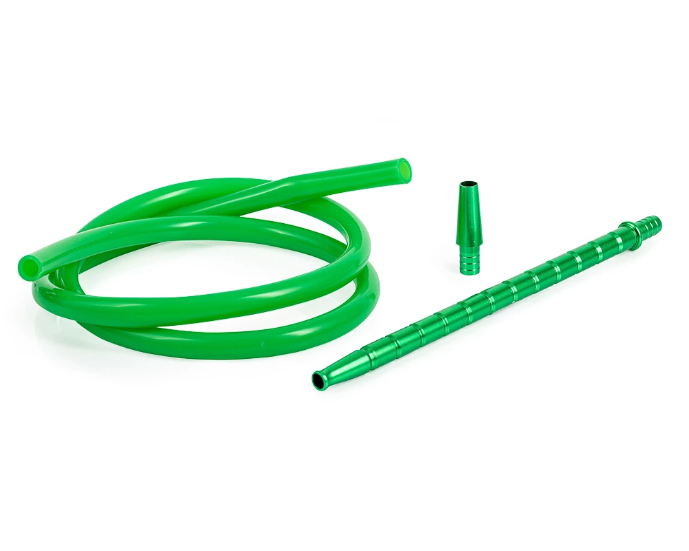 Furtun Narghilea Silicon Lavabil Set Green H.F.