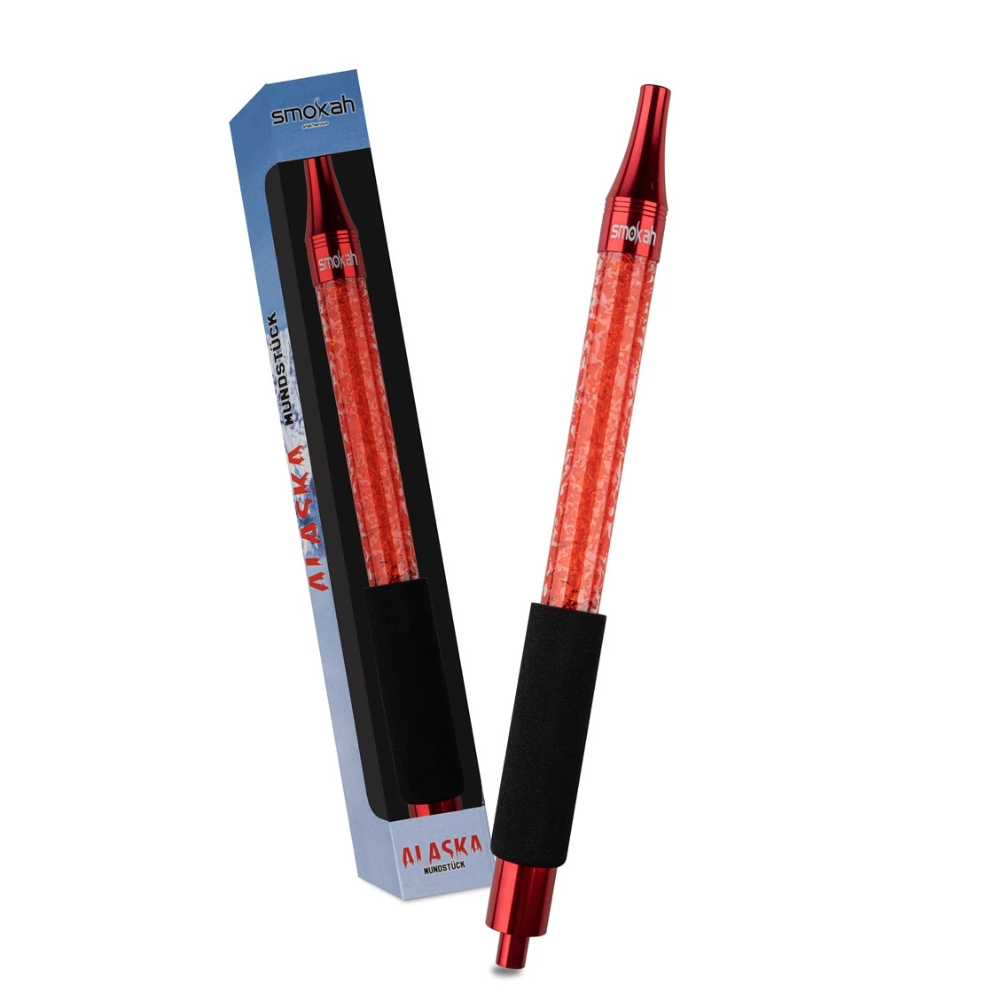 Mustiuc Aspiratie Furtun Narghilea Smokah Alaska Ice  Red