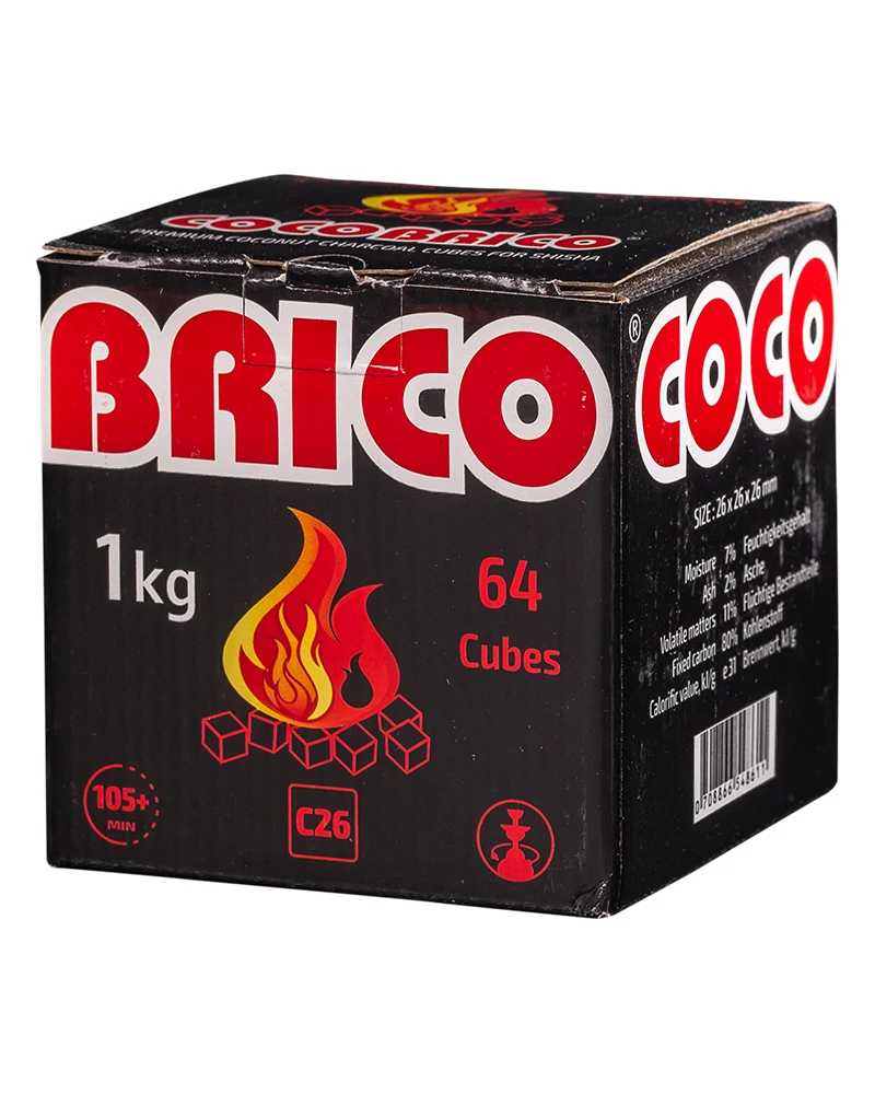 Carbuni Narghilea Cocobrico Cube 26MM 64bc 