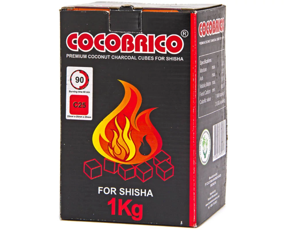 Carbuni Narghilea Cocobrico 25MM 1KG