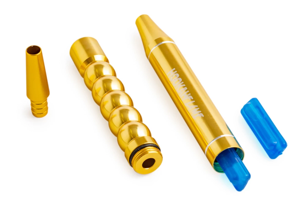 Maner Aspiratie Furtun Narghilea Hookah Flame. Gold